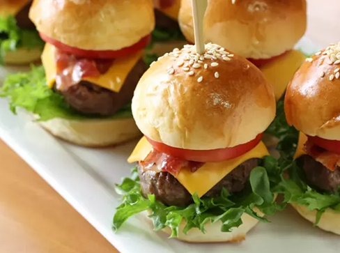 animation mini burgers